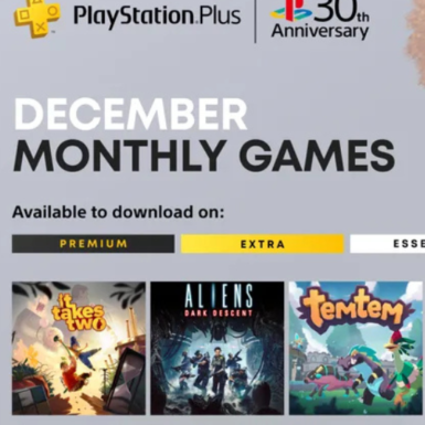 Playstation Plus December Games