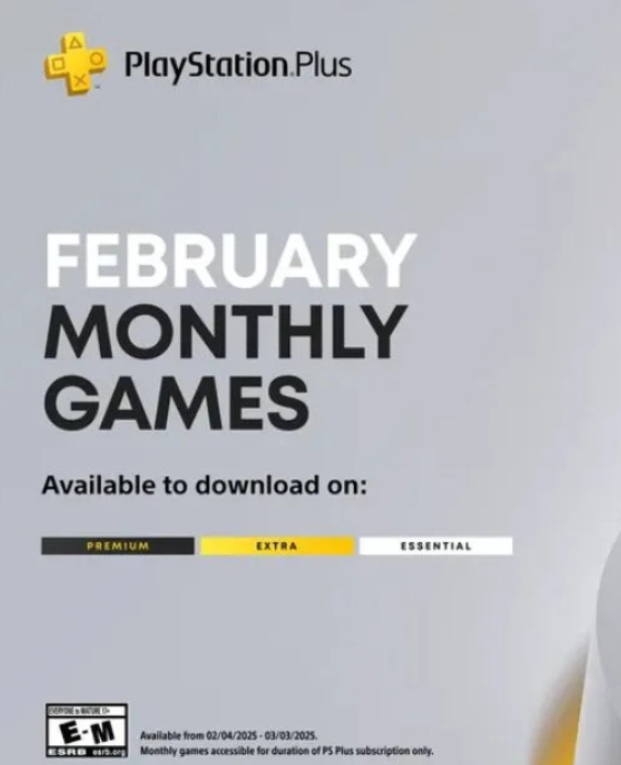 Playstation Plus - February Monthly Games