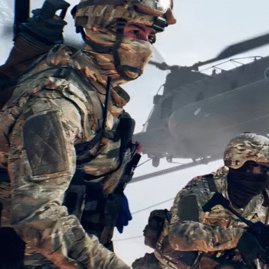 Battlefield 6 soldiers in crossplay multiplayer battle