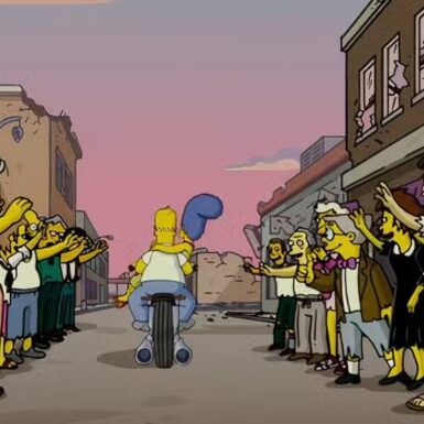 Fortnite crossover with The Simpsons featuring Springfield map and iconic characters